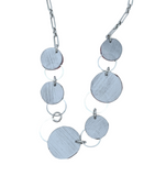 Brushed Circle Necklace