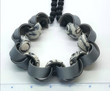 Spiral and Half-Hollow Beads in white